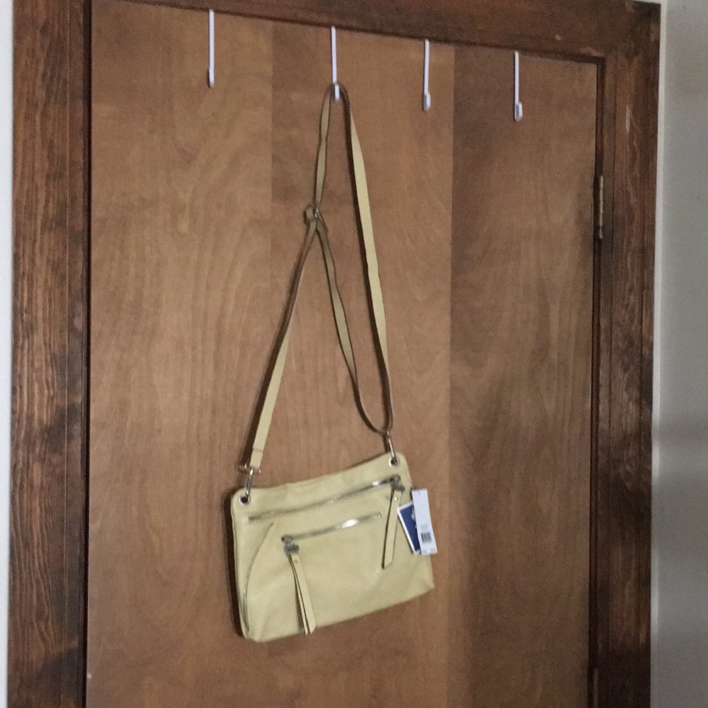 Pear colored Nicole Miller Summer bag